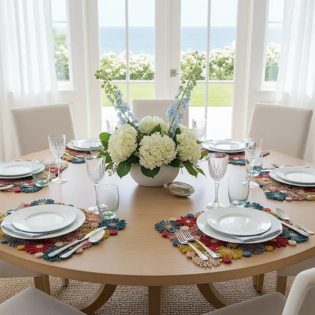 Fleur Raffia Placemat Payton James
