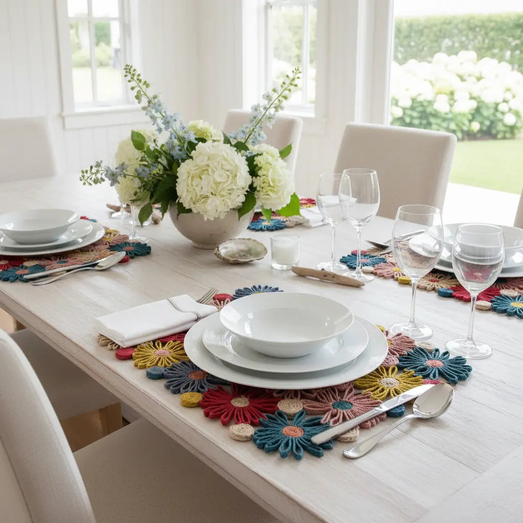 Fleur Raffia Placemat Payton James