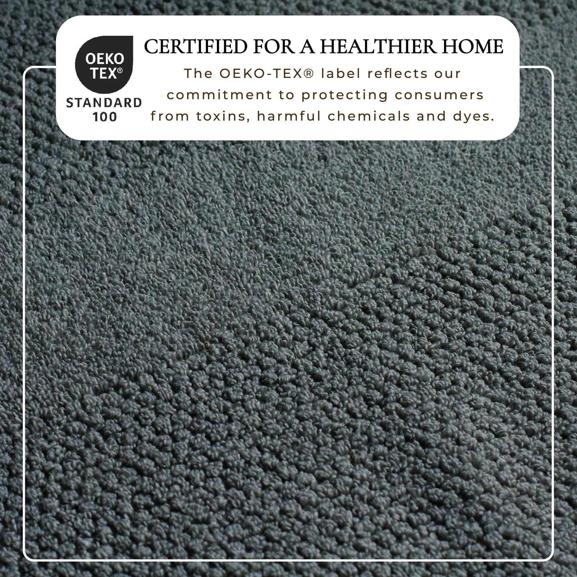 100% cotton woven texture bath towel set, Marbella Collection in charcoal gray