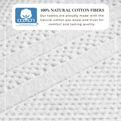 Bath towel set, Giuliana Collection, 100% cotton checkered jacquard, Great Bay Home