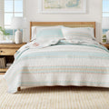 Coastal Printed Cotton Quilt Set - St. Augustine Collection Great Bay Home