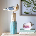 Vintage Nautical Seagull Figurine on Buoy Vintage Shopper
