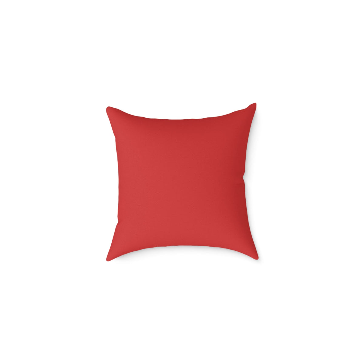 Vintage red Christmas couch pillow for a cozy and festive seasonal interior.
