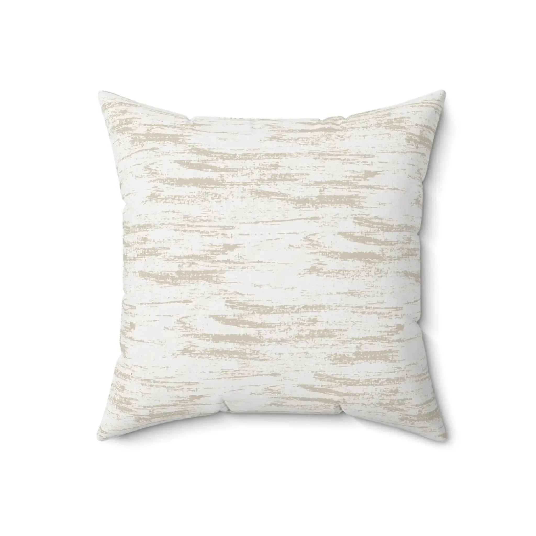 Minimalist neutral brushstroke throw pillow for contemporary sofa styling