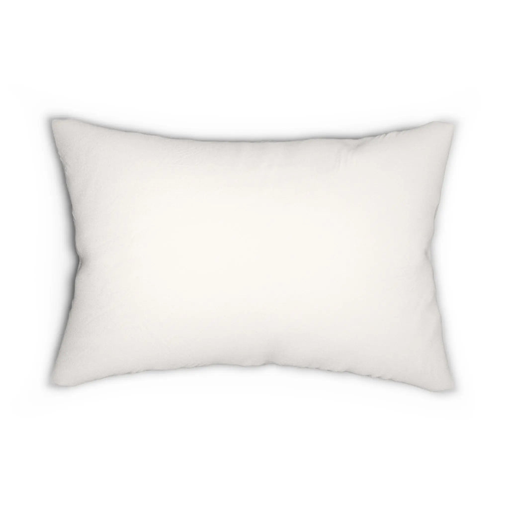 Seashell Reverie lumbar pillow, white throw pillow for home decor