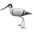 Wooden Avocet Bird Sculptures – 12-13” Coastal Shore Birds on Stands, Two Styles  Sculptures & Statues
