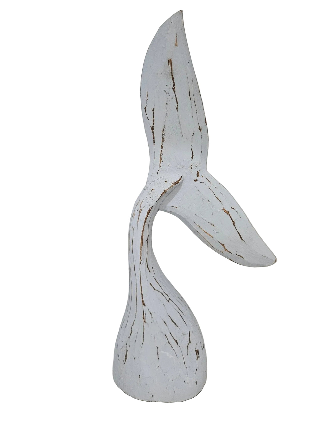 Wooden Whale Tails Tabletop Coastal Decor – 4 Colors Available (14.75" x 6")  Accent Decor