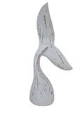 Wooden Whale Tails Tabletop Coastal Decor – 4 Colors Available (14.75" x 6")  Accent Decor