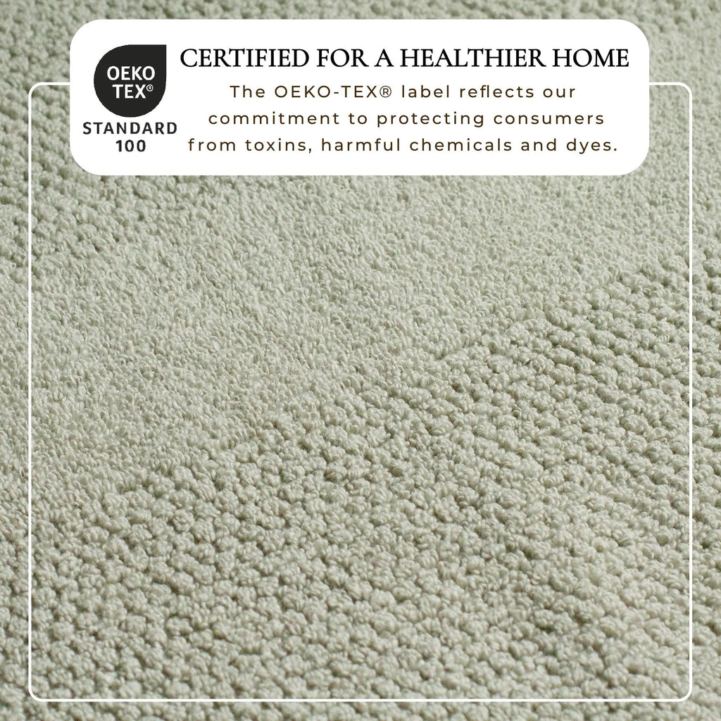 Bath towel set Marbella Collection by Great Bay Home; 100% cotton, beige woven texture.